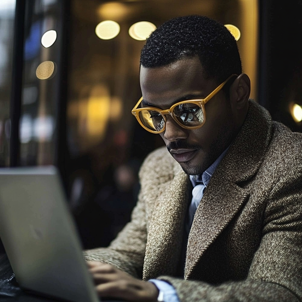 Professional using The Connect Job Portal
